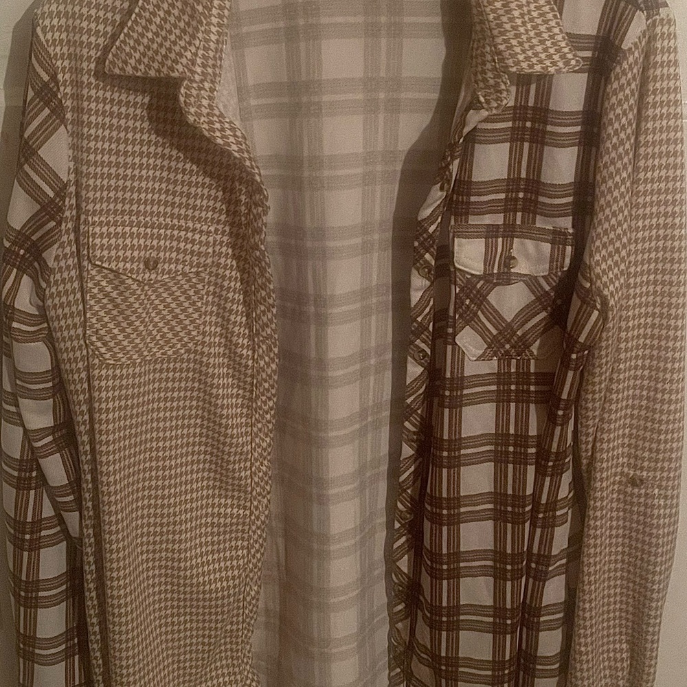 Plaid Long Sleeve Women's Top